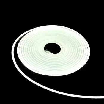 Гибкий неон luazon lighting 6 12 мм, ip65, 5 м, smd2835, 120 led/м, 12 в, свечение белое