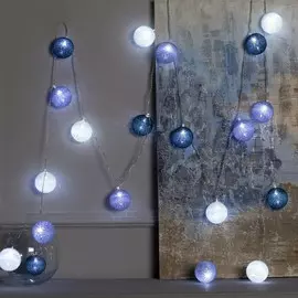 Гирлянда - нить, 5 м с насадками