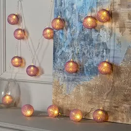 Гирлянда - нить, 5 м с насадками