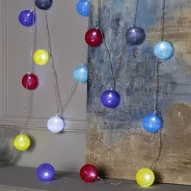 Гирлянда - нить, 5 м с насадками