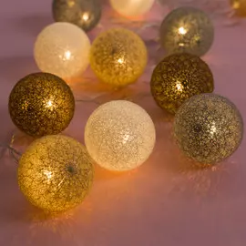 Гирлянда - нить, 5 м с насадками