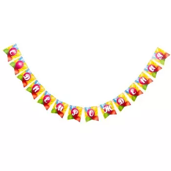 Гирлянда бумажная с лентой