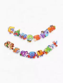 Гирлянда на люверсах