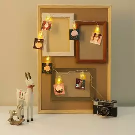 Гирлянда светодиодная с прищепками