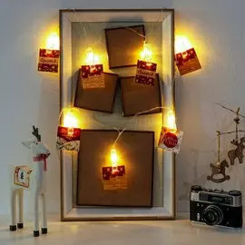 Гирлянда с прищепками