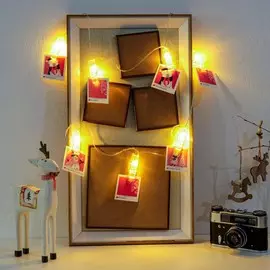 Гирлянда с прищепками