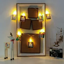 Гирлянда с прищепками