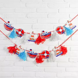 Гирлянда с тишью