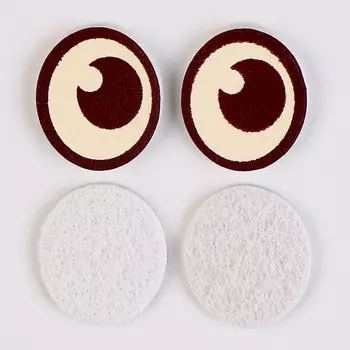 Глаза, набор 50 шт., размер 1 шт. — 1,6 1,2 см