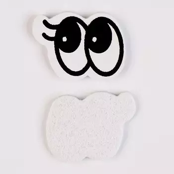 Глаза, набор 50 шт., размер 1 шт. — 2 1,6 см, цвет черный