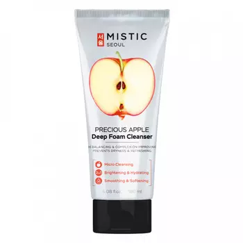 Глубокоочищающая пенка для умывания с экстрактом яблока 180мл