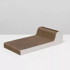 Гофрокогтеточка-диван с шариком, 45 х 22 х 11 см