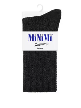 Гольфины Mini parigina JACQUARD VAR.2 480 (гольфины шерсть) Nero Melange