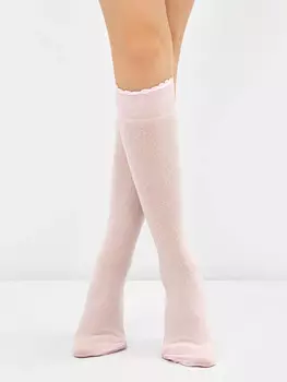 Гольфы детские ажурные в розовом цвете