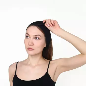 Головная повязка lovelife, цв. черный, 8,5*60 см