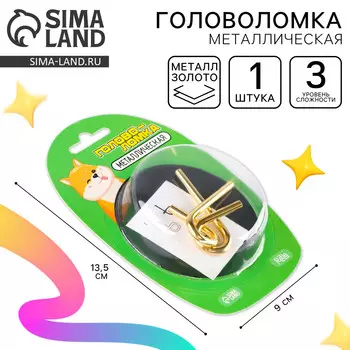 Головоломка металлическая