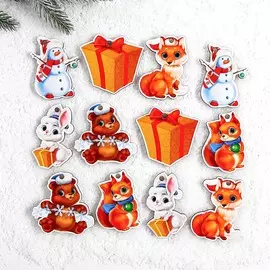 Головоломка. мемо игрушки для ёлки