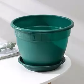 Горшок для цветов с поддоном