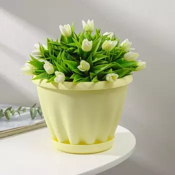 Горшок для цветов с поддоном