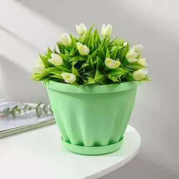 Горшок для цветов с поддоном