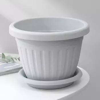 Горшок для цветов с поддоном