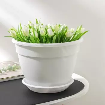 Горшок для цветов с поддоном