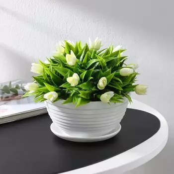 Горшок для цветов с поддоном