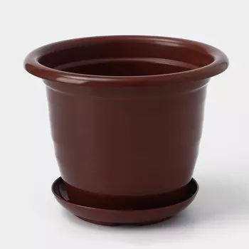 Горшок для цветов с поддоном доляна