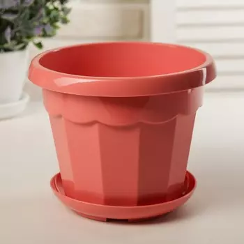 Горшок для цветов с поддоном доляна