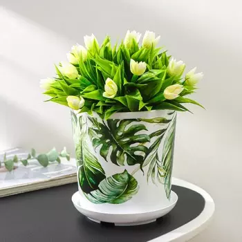 Горшок для цветов с поддоном доляна