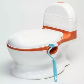 Горшок-унитаз, цвет белый/красный