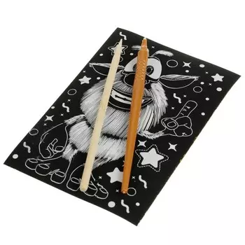 Гравюра БУБА, МУЛЬТИ АРТ SCRATCH-10X15BU