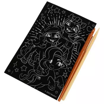 Гравюра МОЙ МАЛЕНЬКИЙ ПОНИ, МУЛЬТИ АРТ SCRATCH-10X15MLP