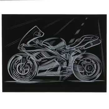 Гравюра МУЛЬТИ АРТ 100SCRATCHART-GOLD-MOTO