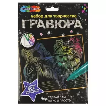 Гравюра МУЛЬТИ АРТ SCRATCHART-CLR-DOGS3