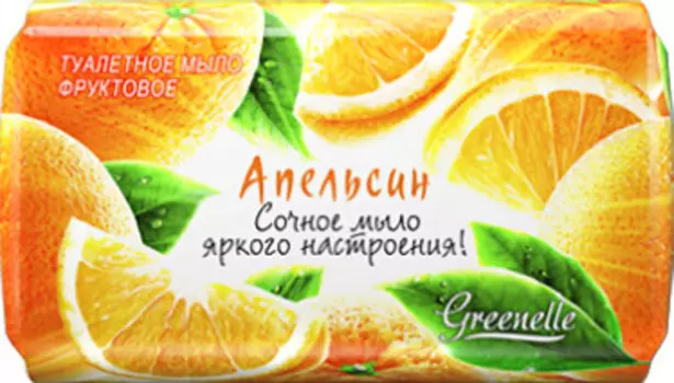 GREENELLE Туалетное мыло Фруктовое 145г Гомельский ЖК