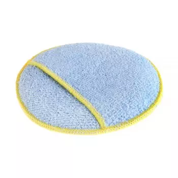 Губка для полировки панели салона cartage, d 12 см, синяя