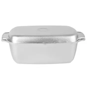 Гусятница литая 4,5л алюминиевая крышка