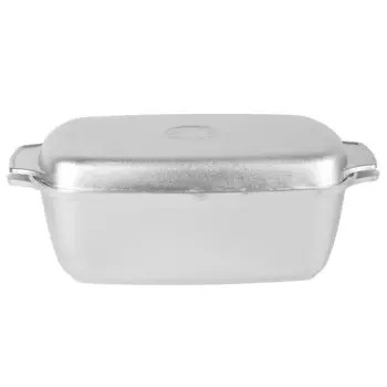 Гусятница литая 5,5л алюминиевая крышка