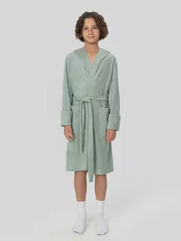 Халат для мальчиков зеленый