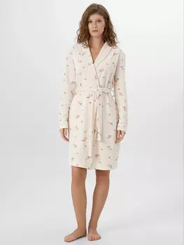 Халат женский бежевый
