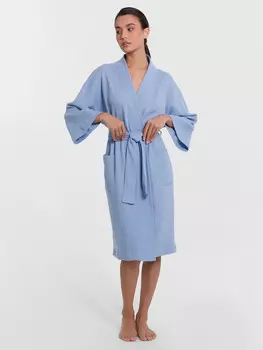Халат женский голубой