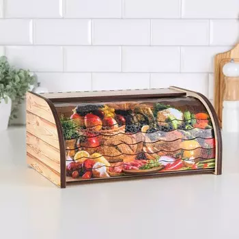 Хлебница деревянная