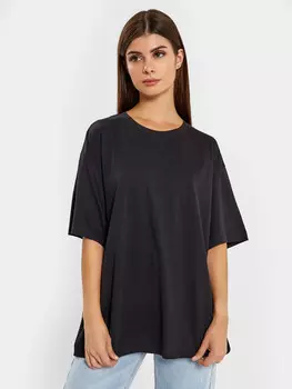 Хлопковая футболка оверсайз