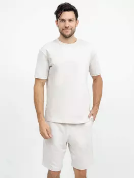 Хлопковая футболка в оттенке