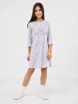 Хлопковая сорочка в расцветке