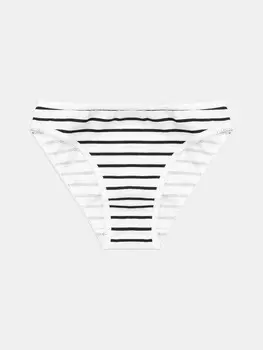 Хлопковые трусики для девочек в белом цвете с принтом