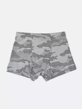 Хлопковые трусы-боксеры в расцветке