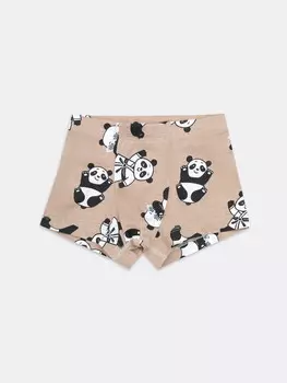 Хлопковые трусы-боксеры в расцветке