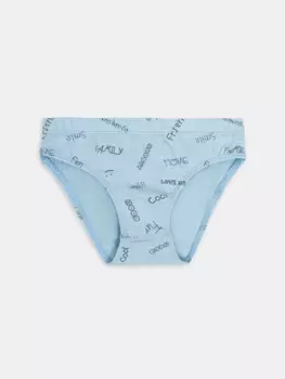 Хлопковые трусы-плавки в расцветке